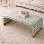 Modern Bone Inly Coffee Table for Living Room - Image 4
