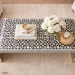 Modern Bone Inly Coffee Table for Living Room - Image 5